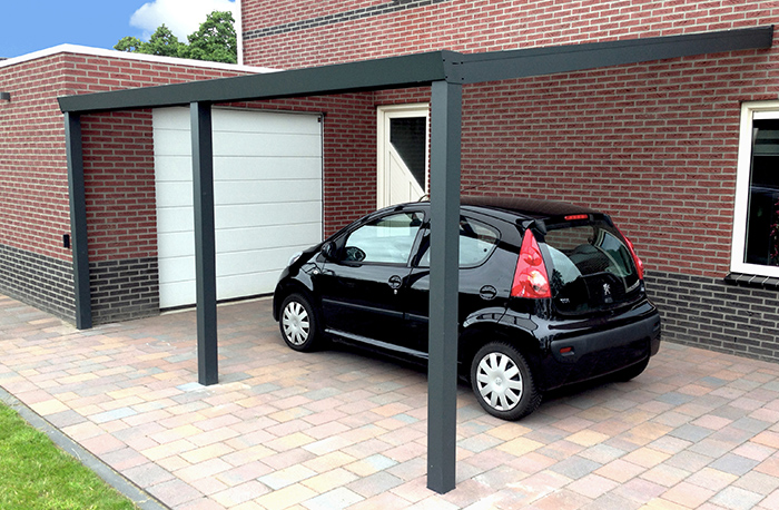 Anbaucarport Polycarbonat