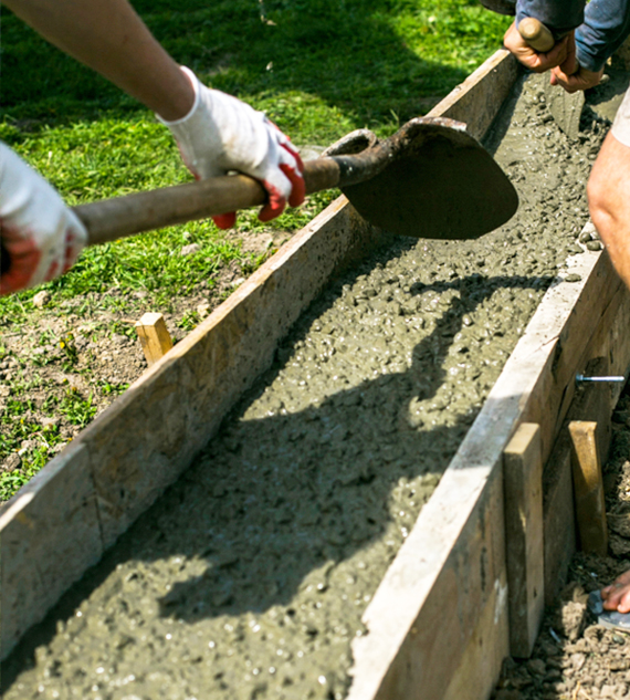 Carport Streifenfundament