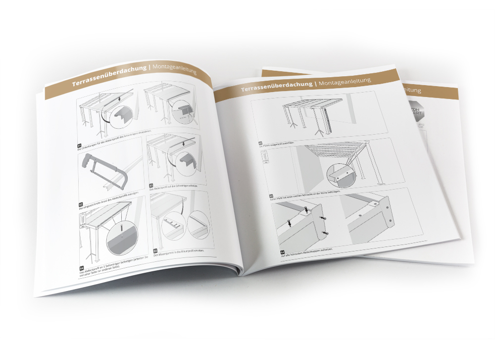 Terrassenüberdachung CC110 Montageanleitung
