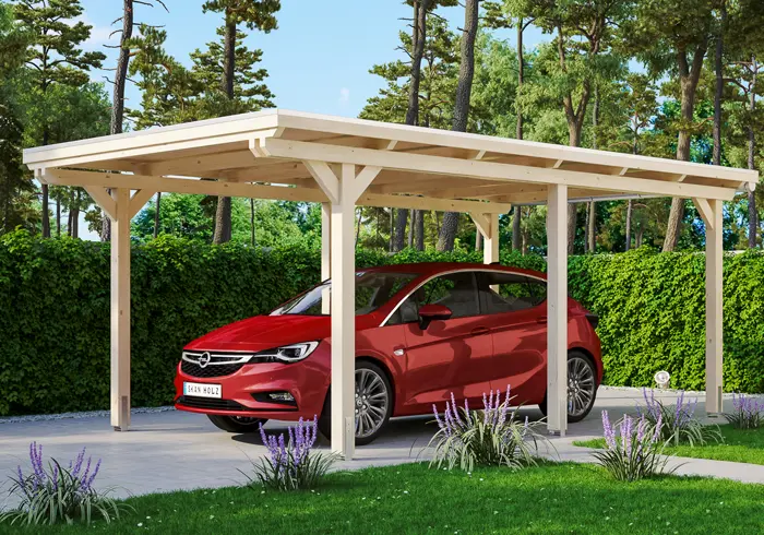 Carport aus Holz