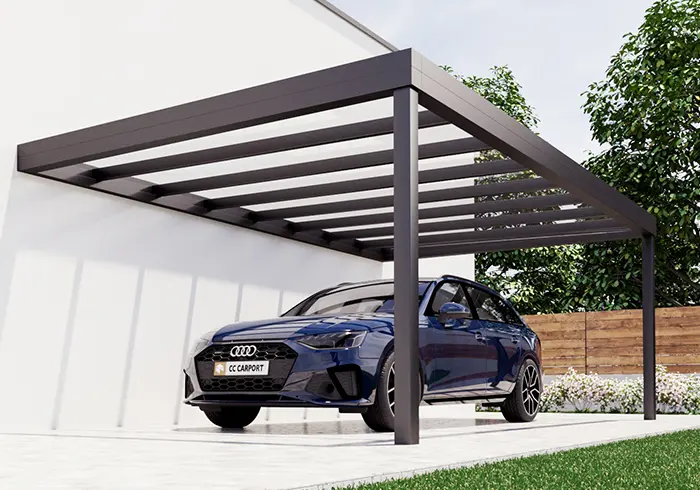 Anlehncarport