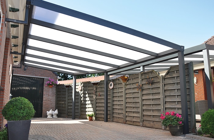 Doppelcarport Anbau