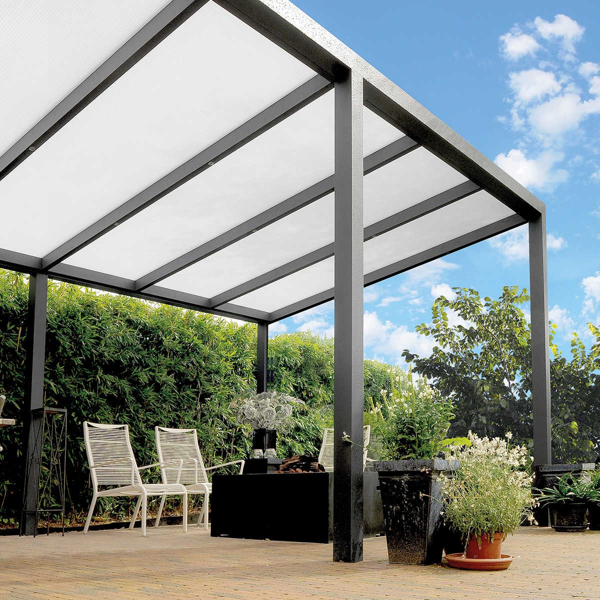 Carport Alu CC110 freistehend konfigurieren