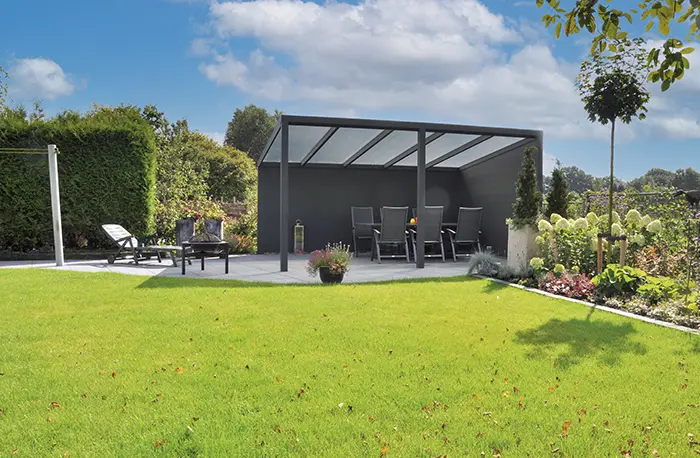 Terrassenüberdachung freistehend Alu