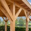 Carport Holz freistehend Douglasie Detail