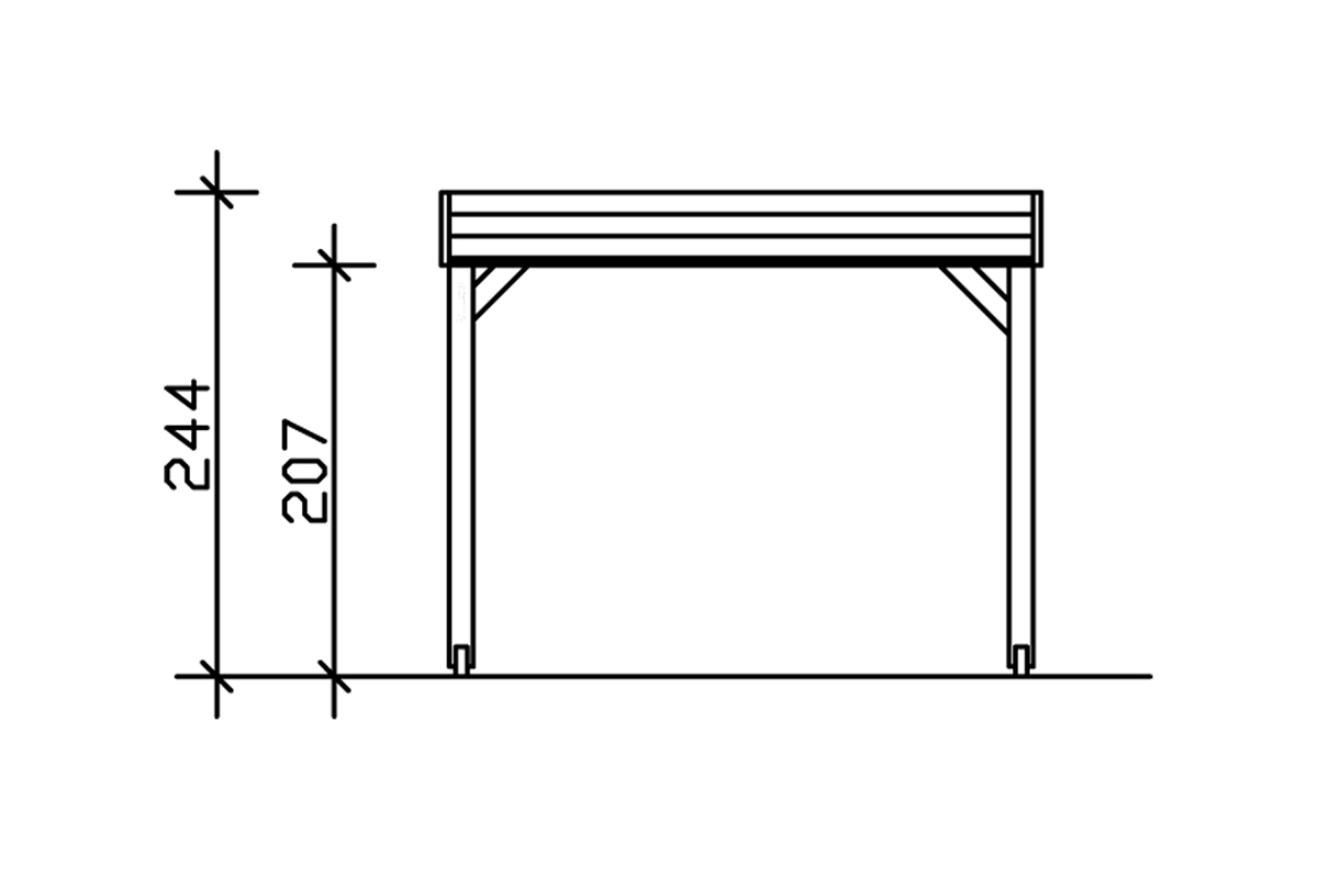 Pavillon Plan Front