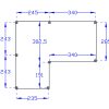 Terrassenüberdachung Eck Plan Detail