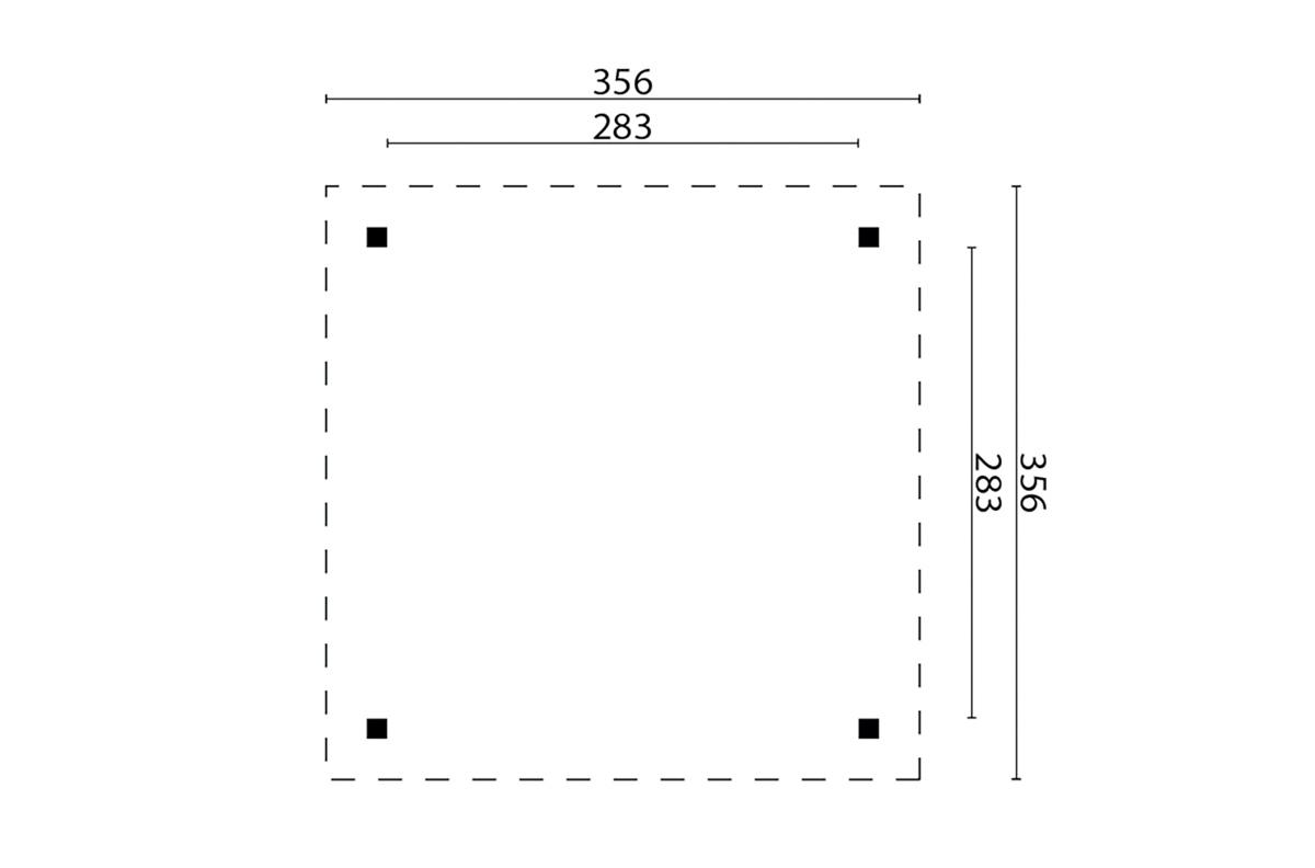 Plan Überdachung