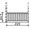 Brüstung Deckelschalung 220 Plan