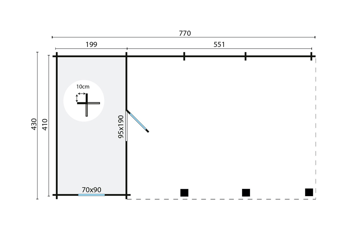 Carport Schuppen Plan