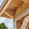 Terrassenüberdachung Holz Premium freistehend Detail Dach