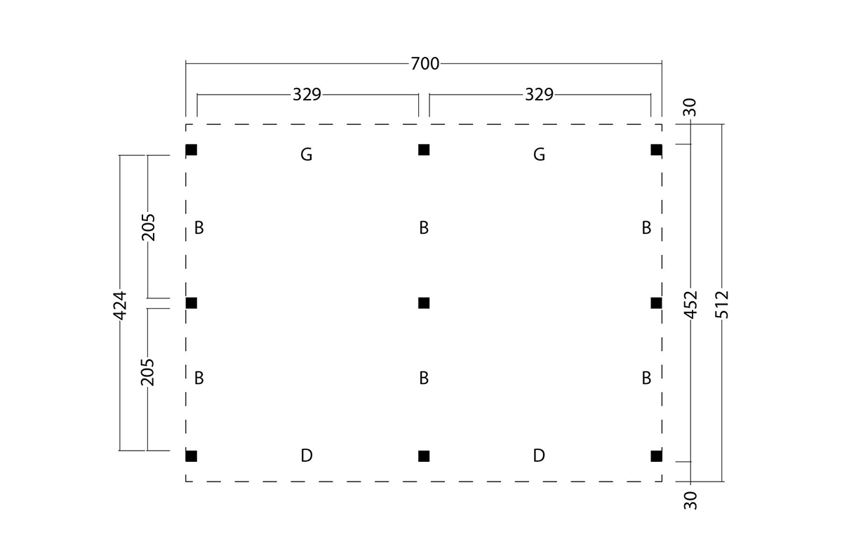 Carport Holz Nalle Plan 700