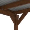 Carport Melby Alu Dachplatten