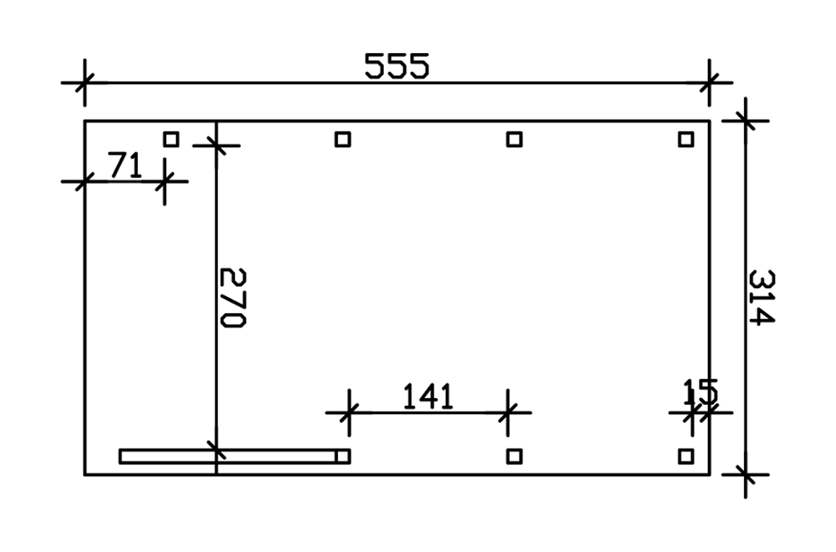 Plan 314 x 708 Melby