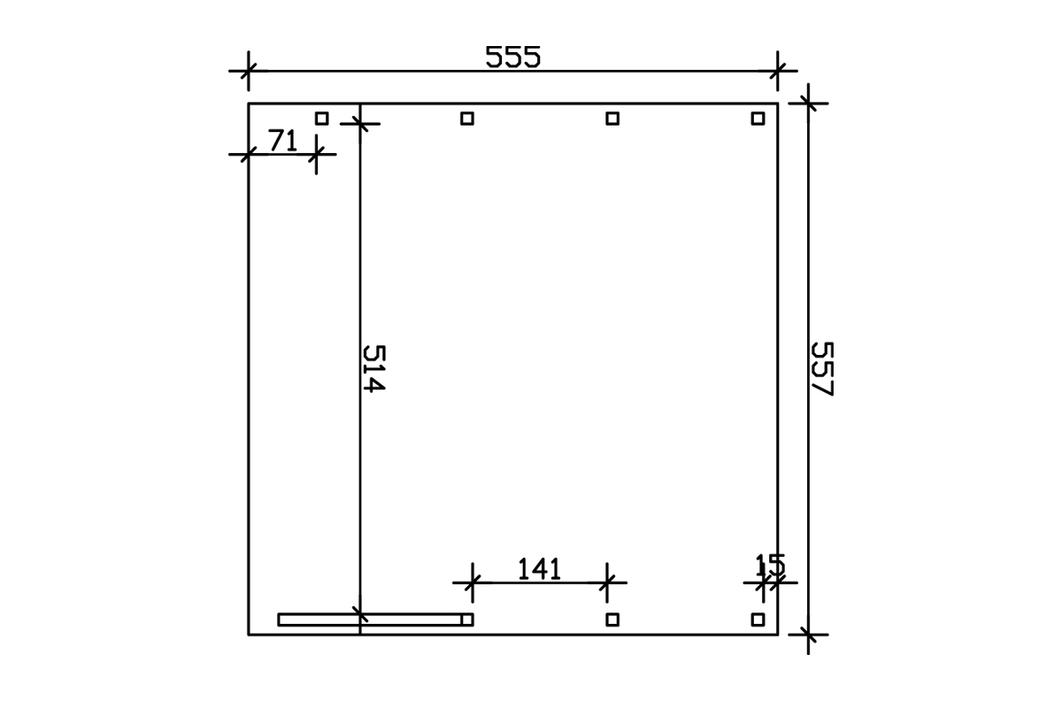 Plan 314 x 708 Melby