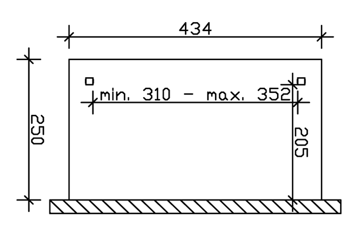 Terrassenüberdachung Teuno Plan