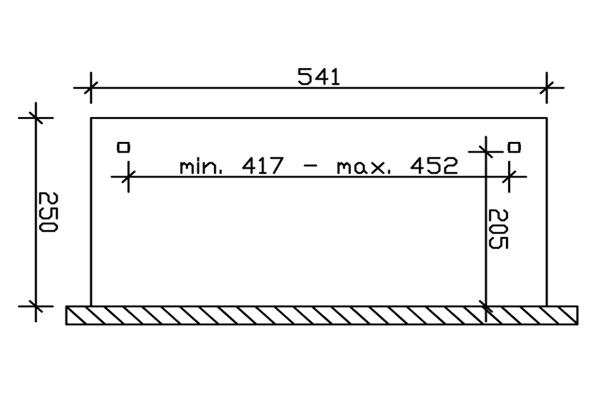 Terrassenüberdachung Teuno Plan