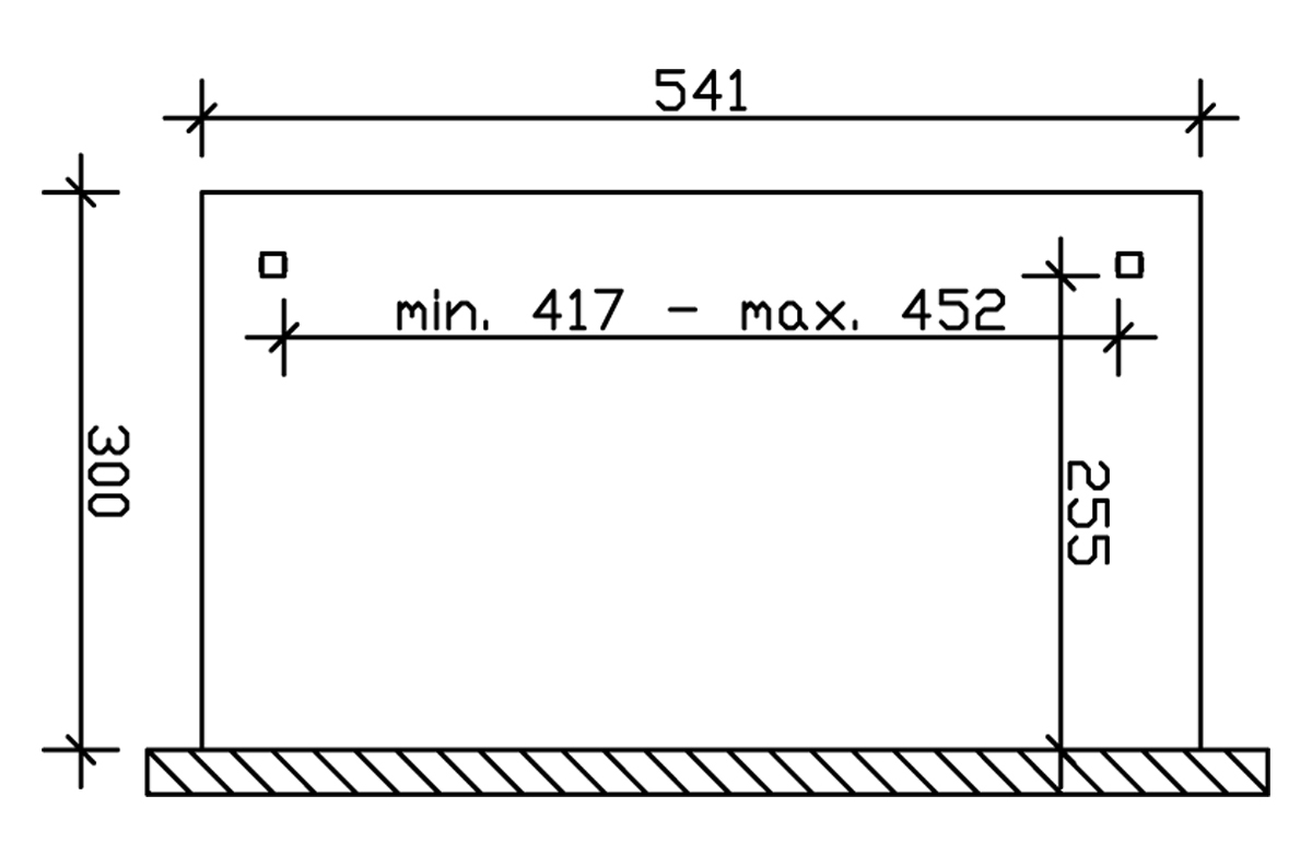 Terrassenüberdachung Teuno Plan