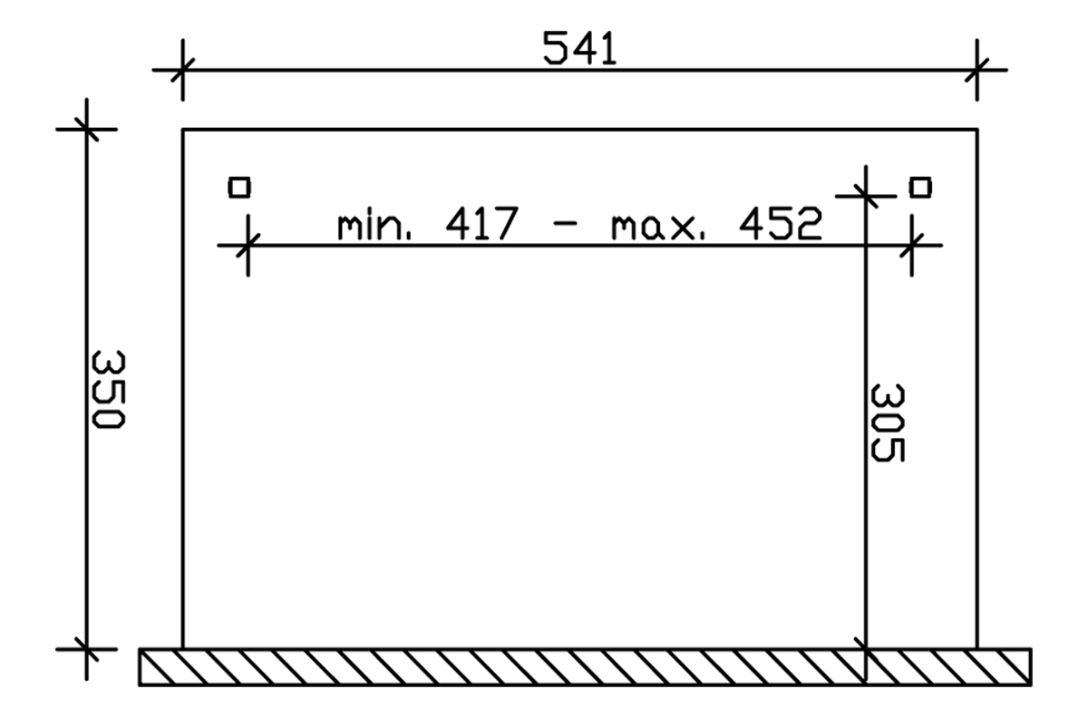 Terrassenüberdachung Teuno Plan